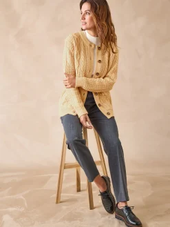 Femme Daxon Cardigan torsadé col rond