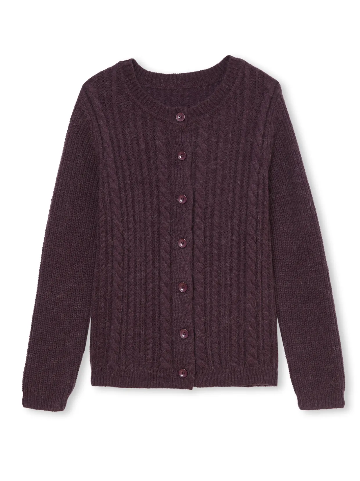 Femme Daxon Cardigan torsadé laine et mohair