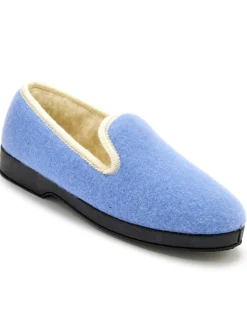 Femme Pédiconfort Charentaises entièrement fourrées laine