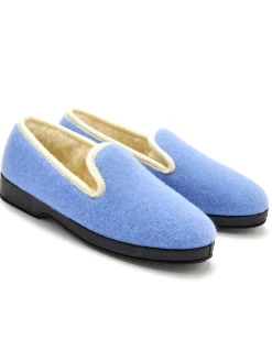 Femme Pédiconfort Charentaises entièrement fourrées laine