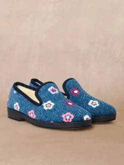 Femme Pédiconfort Charentaises entièrement fourrées laine