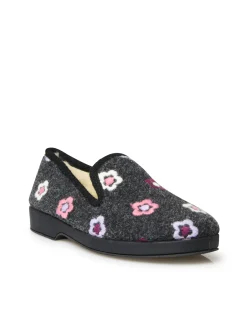 Femme Pédiconfort Charentaises entièrement fourrées laine