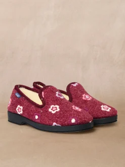 Femme Pédiconfort Charentaises entièrement fourrées laine