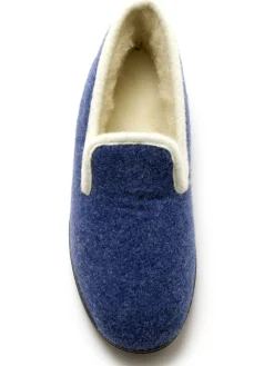 Femme Pédiconfort Charentaises fourrées laine