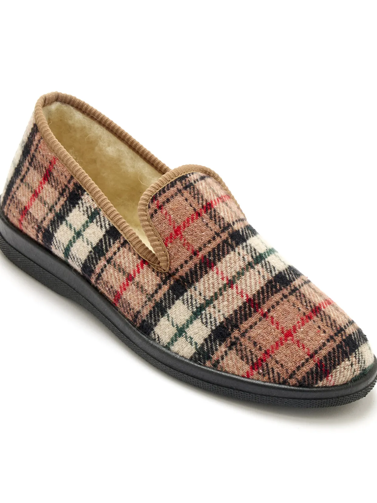 Homme Pédiconfort Charentaises mixtes fourrées laine