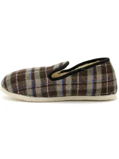 Homme Pédiconfort Charentaises mixtes fourrées laine