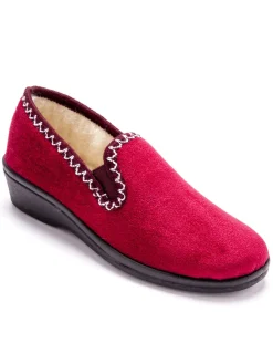 Femme Pédiconfort Chaussons fourrés laine majoritaire