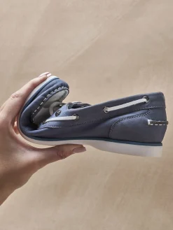 Femme Pédiconfort Chaussures bateau cuir