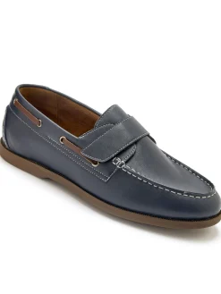 Homme Pédiconfort Chaussures bateau patte scratch