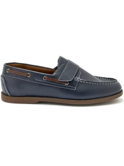 Homme Pédiconfort Chaussures bateau patte scratch