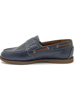 Homme Pédiconfort Chaussures bateau patte scratch