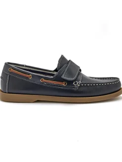 Homme Pédiconfort Chaussures bateau patte scratch