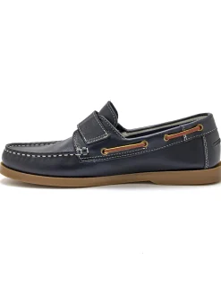 Homme Pédiconfort Chaussures bateau patte scratch