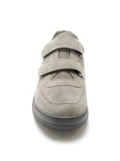 Homme Pédiconfort Chaussures cuir à scratch extra-larges