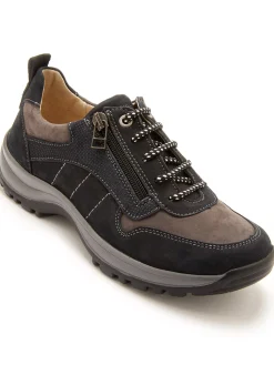 Femme Pédiconfort Chaussures de randonnée à lacets et zip