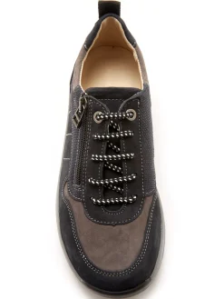 Femme Pédiconfort Chaussures de randonnée à lacets et zip