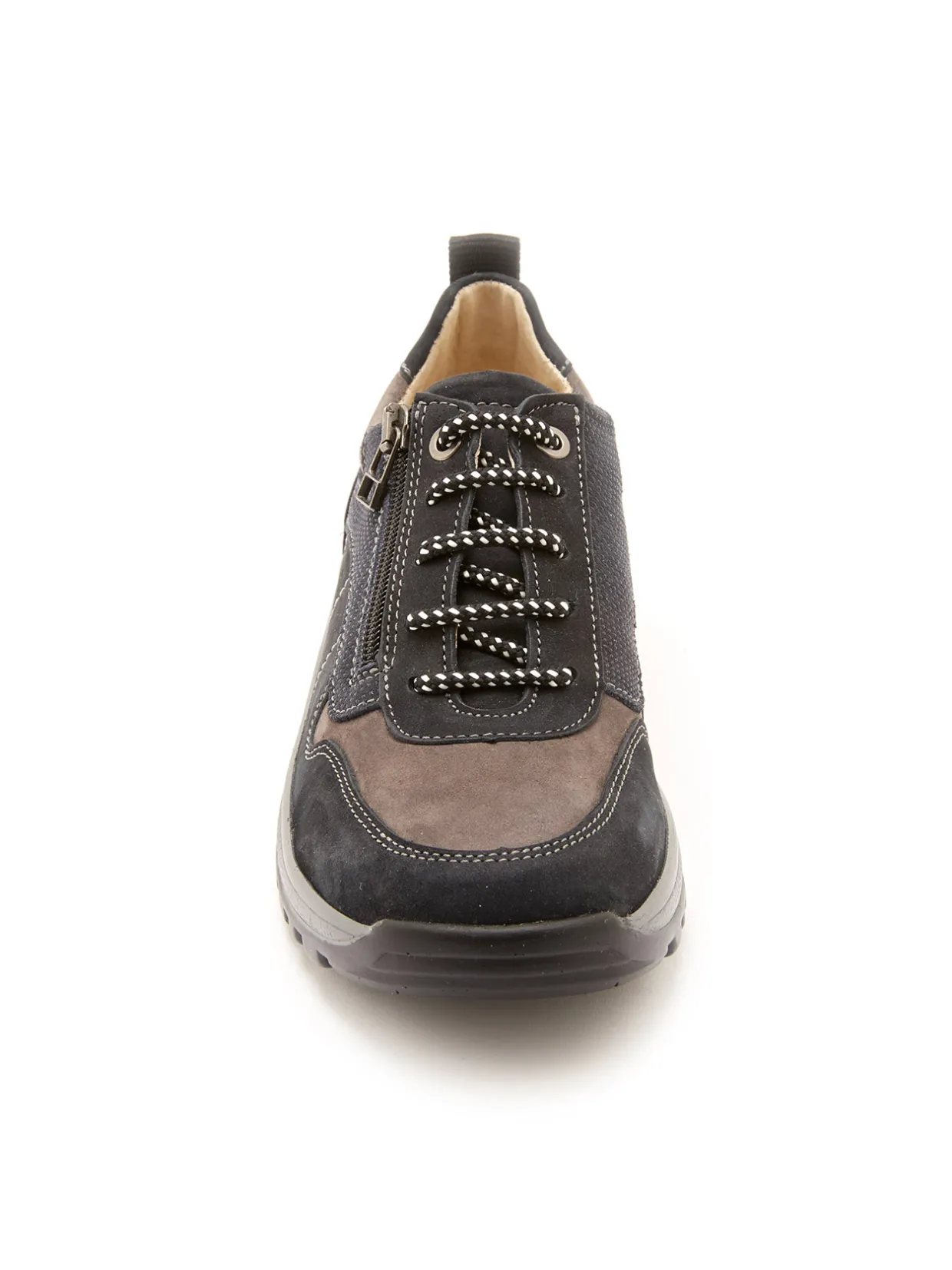 Femme Pédiconfort Chaussures de randonnée à lacets et zip