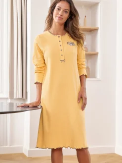 Daxon Chemise de nuit courte interlock