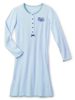 Daxon Chemise de nuit courte interlock