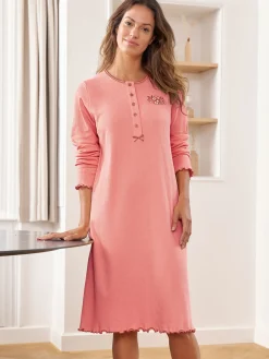 Daxon Chemise de nuit courte interlock