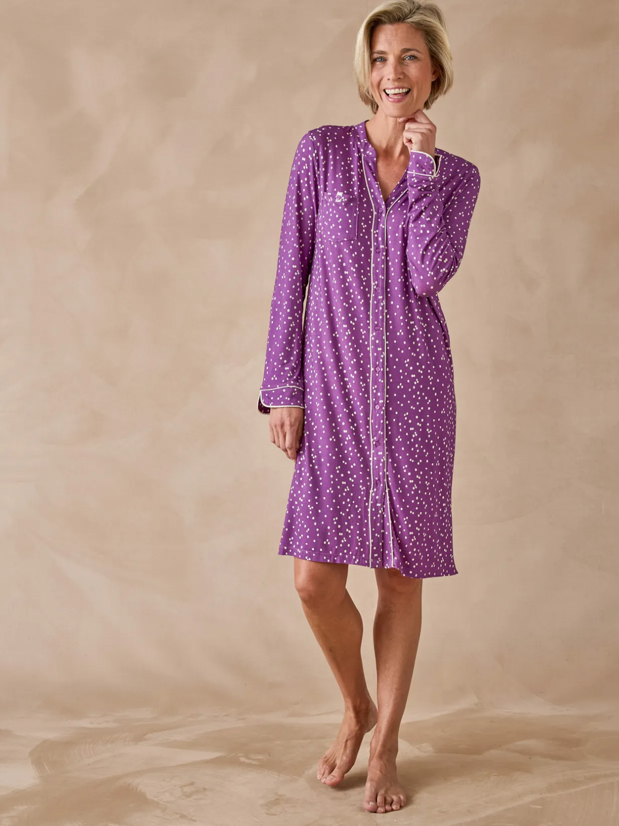 Daxon Chemise de nuit forme liquette