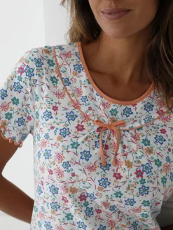 Daxon Chemise de nuit jersey pur coton