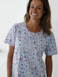 Daxon Chemise de nuit maille coton