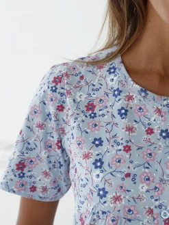 Daxon Chemise de nuit maille coton