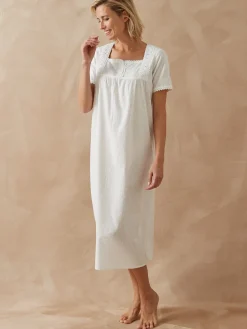 Daxon Chemise de nuit plumetis