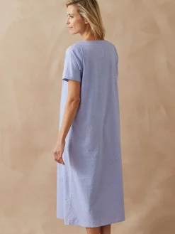 Daxon Chemise de nuit plumetis