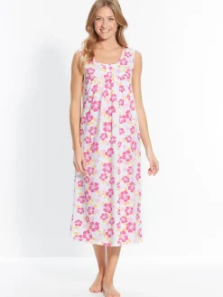 Daxon Chemise de nuit sans manches lot de 2