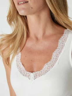 Daxon Chemise sans manches 20% laine