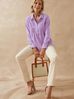 Femme Daxon Chemisier à plis effet plastron