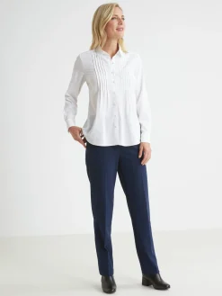 Femme Daxon Chemisier à plis effet plastron