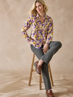 Femme Daxon Chemisier effet plastron manches longues