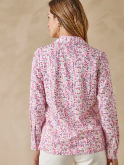 Femme Daxon Chemisier effet plastron manches longues