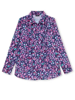 Femme Daxon Chemisier effet plastron manches longues