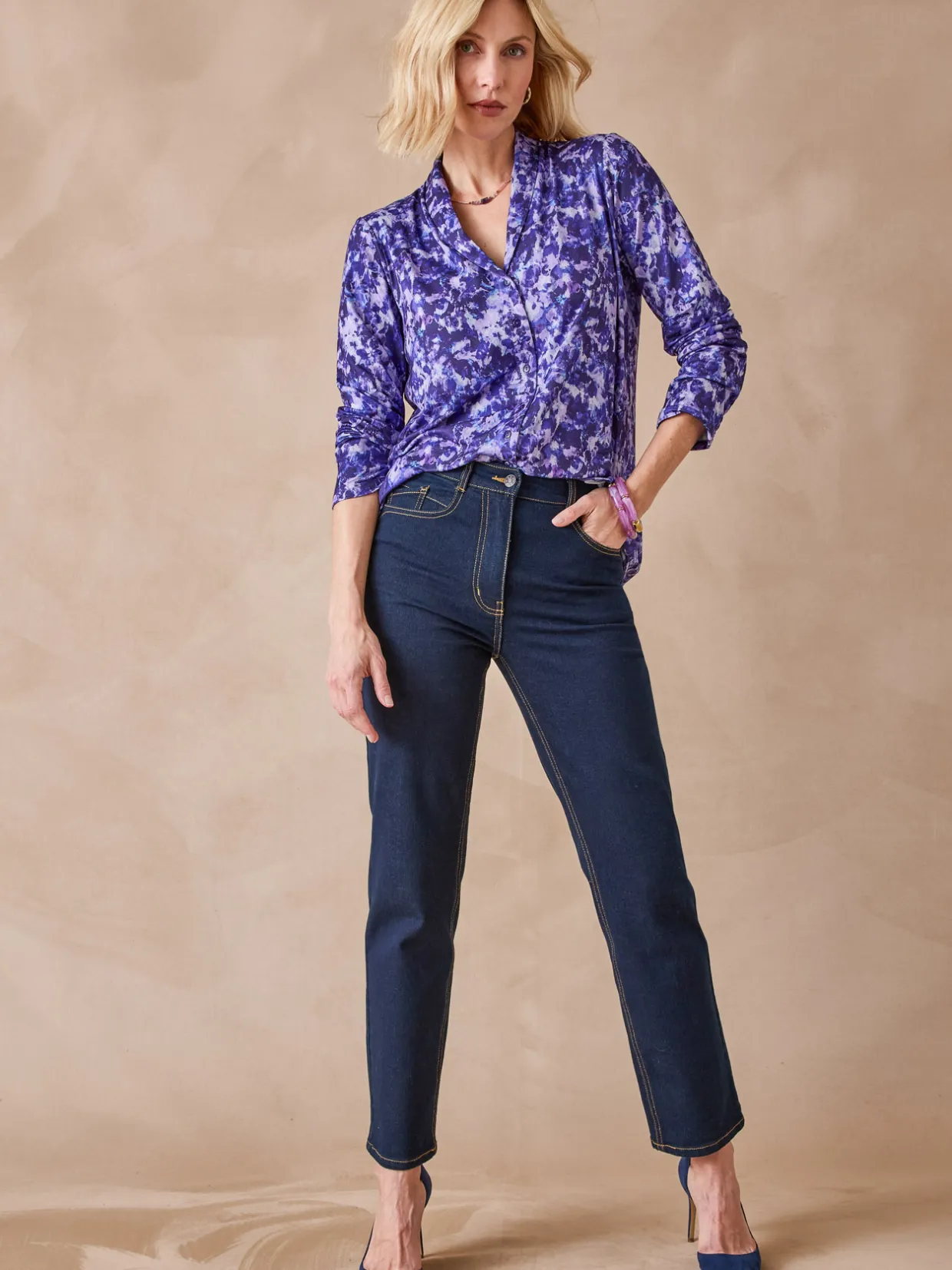 Femme Daxon Chemisier en maille chaude