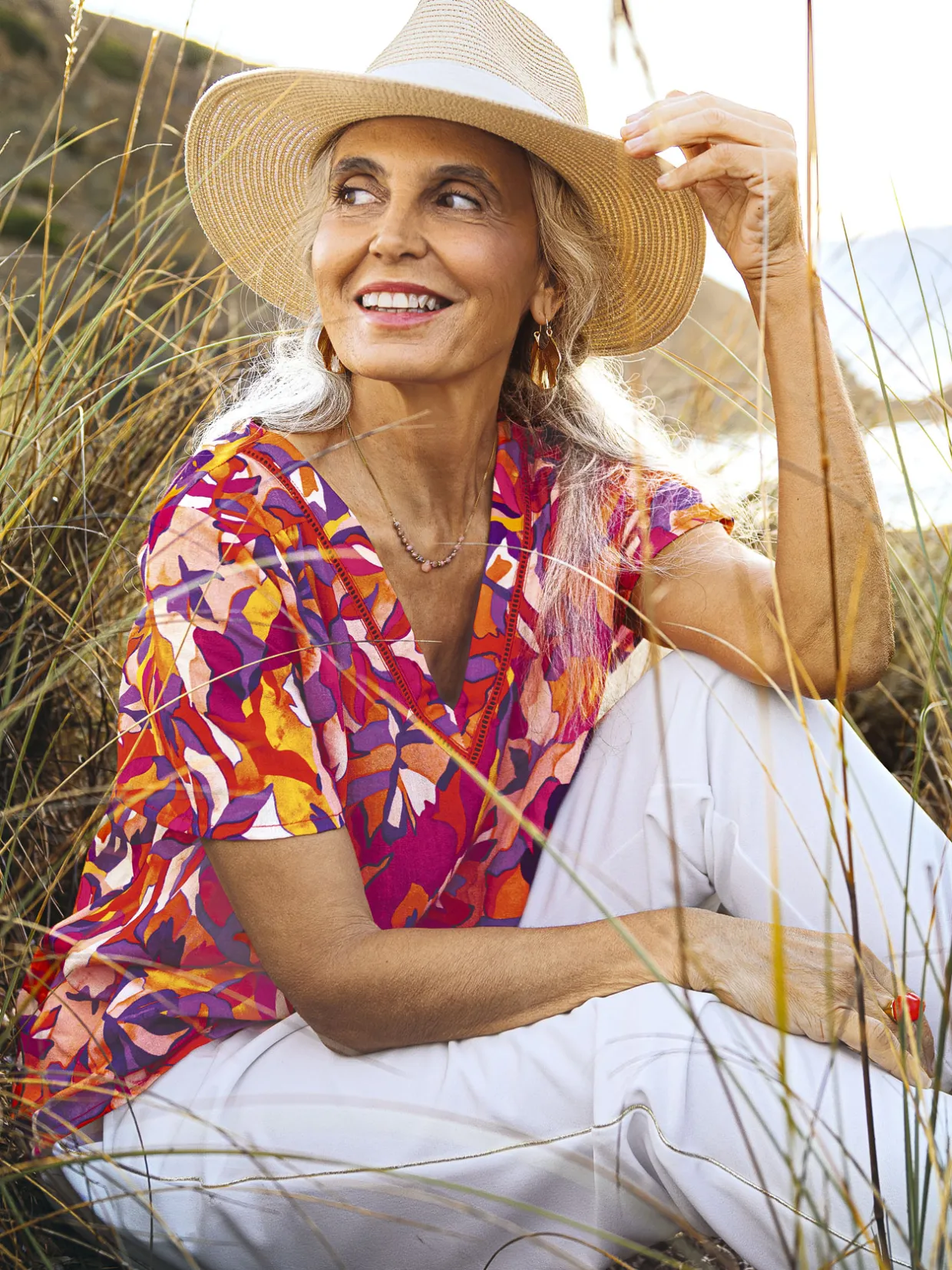 Femme Daxon Chemisier encolure smockée