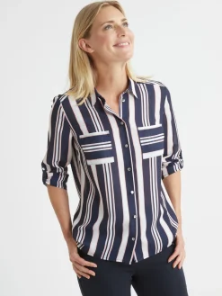 Femme Daxon Chemisier fluide long. 65cm