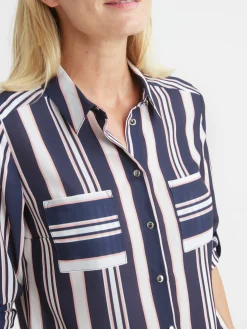 Femme Daxon Chemisier fluide long. 65cm