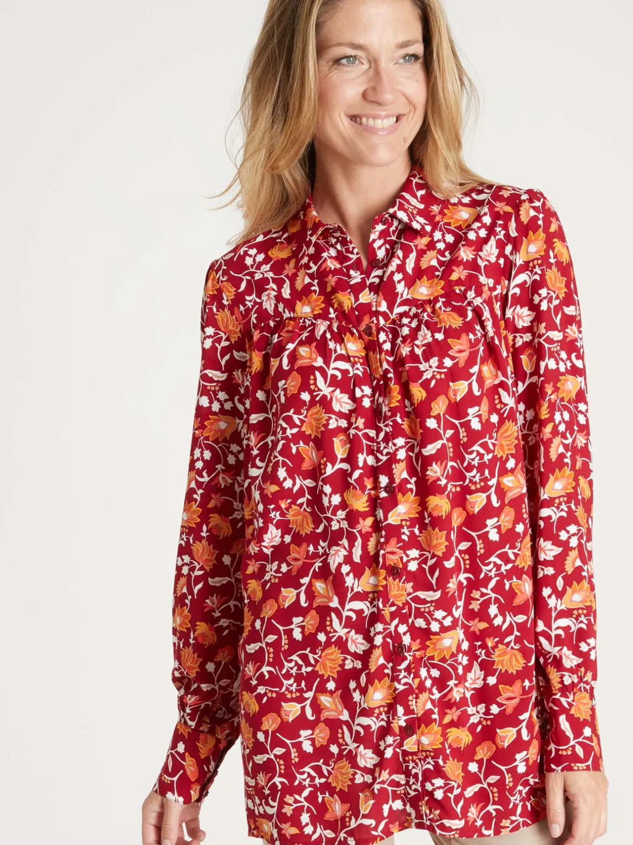 Femme Daxon Chemisier long ample spécial ventre rond