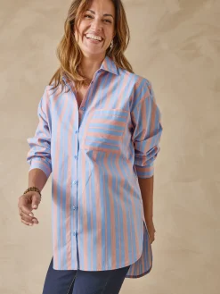 Femme Daxon Chemisier long pur coton