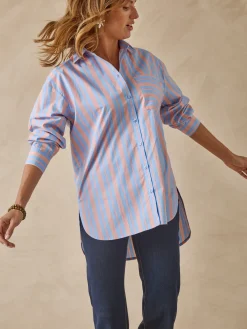 Femme Daxon Chemisier long pur coton