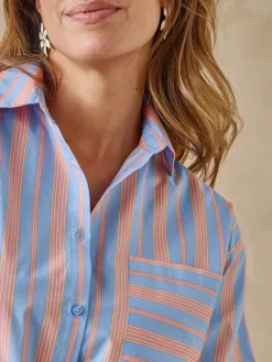 Femme Daxon Chemisier long pur coton