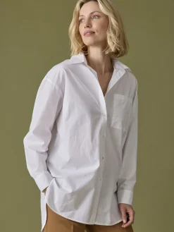 Femme Daxon Chemisier long pur coton