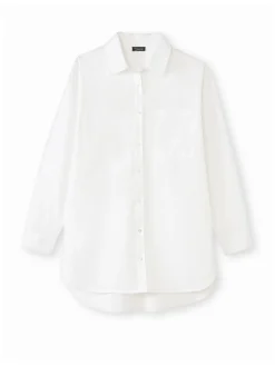 Femme Daxon Chemisier long pur coton