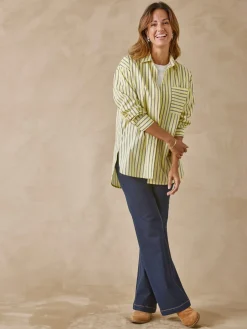 Femme Daxon Chemisier long pur coton