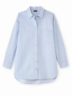 Femme Daxon Chemisier long pur coton