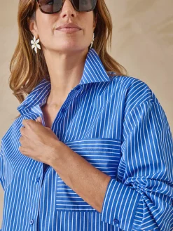 Femme Daxon Chemisier long pur coton